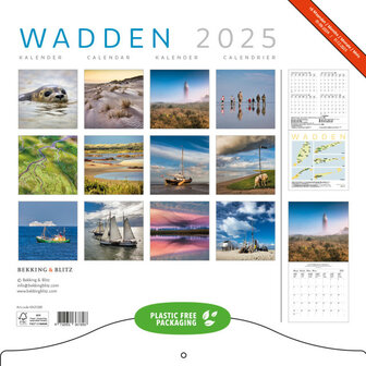 Wadden wereld | maand kalender 2025