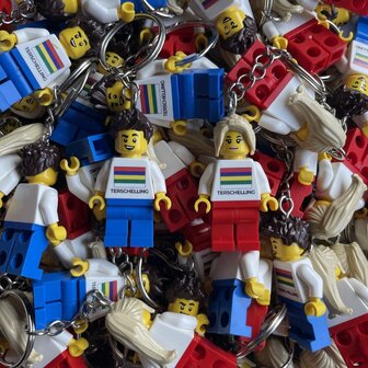 Sleutelhanger met LEGO&reg; Minifiguur | Hessel