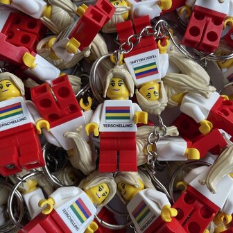 Sleutelhanger met LEGO&reg; Minifiguur | Maamke