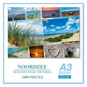 Puzzel Noordzee Foto A3