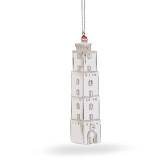 Brandaris ornament zilver