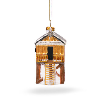 Drenkelingenhuisje ornament goud