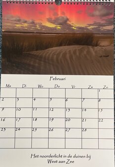 Kalender 2026 Noorderlicht l Terschelling