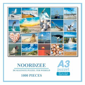 Puzzel Noordzee Foto A3