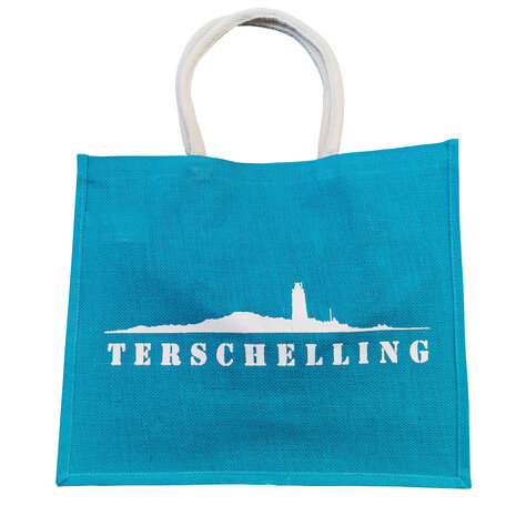 Strandtas Terschelling  | Turquoise 