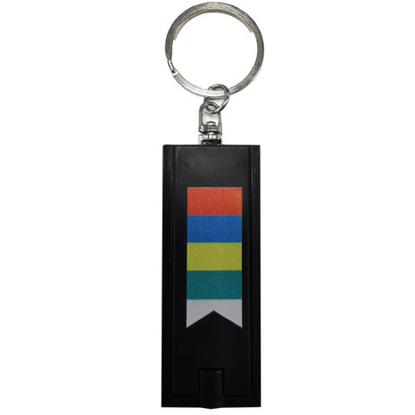 Sleutelhanger | Vlag met lampje