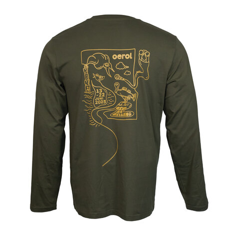 Longsleeve Khaki | Oerol 2025