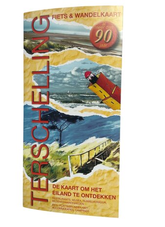 De kaart van Terschelling | Fiets- en wandelkaart (Lurvink)