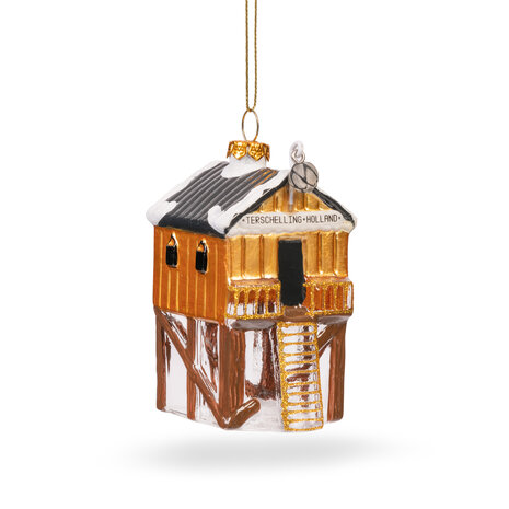 Drenkelingenhuisje ornament goud