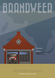 Poster Brandweer | Terschelling