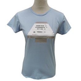 T-shirt paddenstoel | Licht blauw T-shirt paddenstoel | Licht blauw