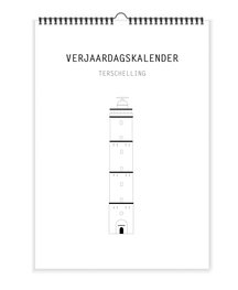 Verjaardagskalender Terschelling l Studio Tosca