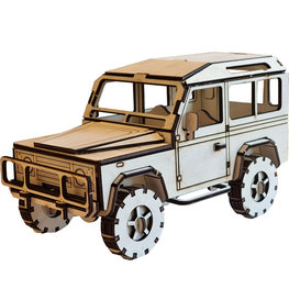 Land Rover I Bouwpakket Hout Land Rover I Bouwpakket Hout