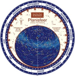 Planisfeer voor Terschelling