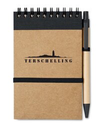 Notitieblok A6 Zwart| Terschelling