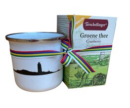 Emaille mok | Groene Thee Terschelling Emaille mok | Groene Thee Terschelling