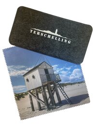 Set brillenkoker en brillendoekje Drenkelingenhuisje